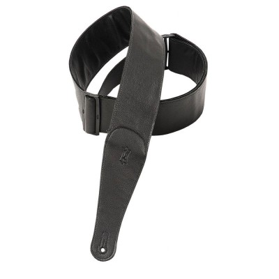 7 CM Cuir Pleine Fleur avec Rembourrage Black