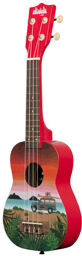 Ukadelic Surfari Soprano Uke Surfari Graphic Top