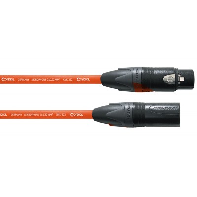 Câble Micro XLR 5 M Orange