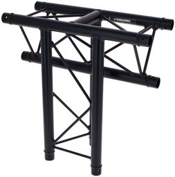 DT23B-T35 Deco Truss T-piece Noir