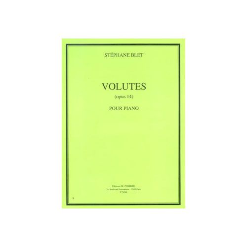 Blet - Volutes Op.14 - Piano