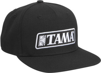 Baseball Cap Black noir avec logo blanc brodé
