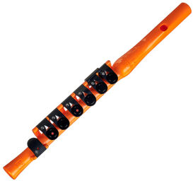 Shining Piper Colorful T Tangerine avec pierres pailletées blanches