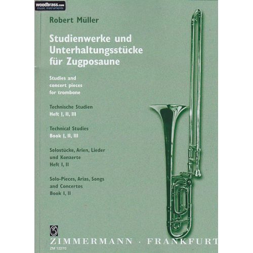 Muller Robert - Technische Studien Fur Posaune Vol.1