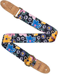 CUS-VC5 Ukulele Strap Floral Floral Sketch
