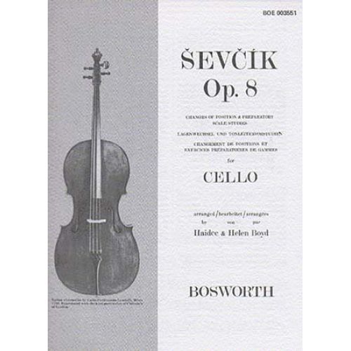 SEVCIK - ETUDES OP.8 CHANGEMENT DE POSITION - VIOLONCELLE