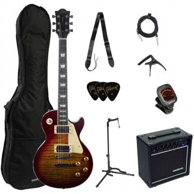 LS 300 Cherry Sunburst + Ampli + Accessoires