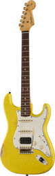 61 Strat GRY Relic HSS MBAH Grafitti Yellow