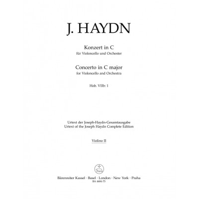 Haydn J. - Konzert In C (violon 2)