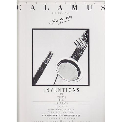 Bach - Inventions Vol.2 Pour Clarinette et Clarinette Basse