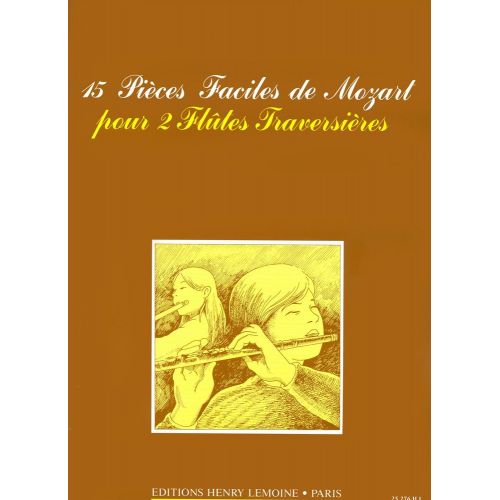 Mozart - Pièces Faciles (15) - 2 Flûtes