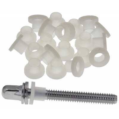 TRW100W Rondelles Nylon Pour Tirants Blanc (X100)
