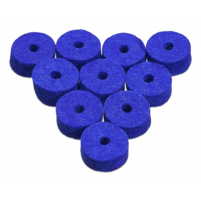 AWFBLU Pack Feutres Cymbales Bleu X10