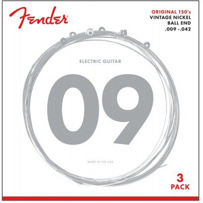 Original 150 Vintage Nickel 9-42 Pack de 3
