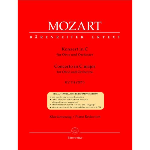 Moz W.A. - Concerto En Do Majeur Kv 314 (285D) - Hautbois, Piano