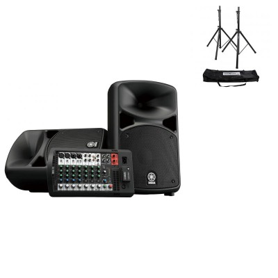Stagepas 600BT 2X340W + 2 Stands Avec Housse