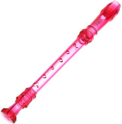 YRS-20 BP Soprano Recorder Rose transparent