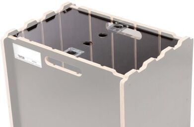 40 Multiflex Grid Lid Polycarb Transparent