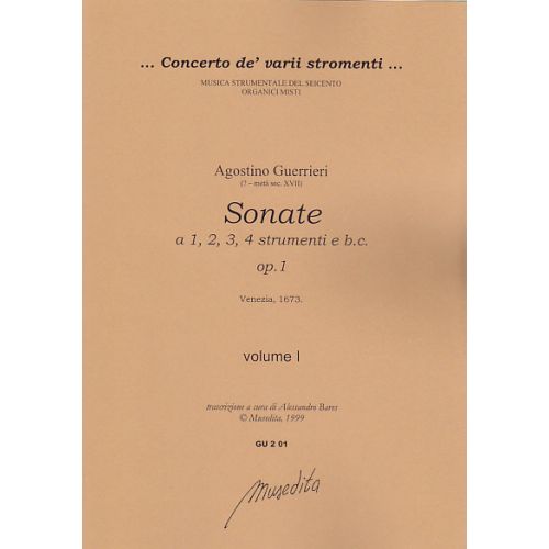Guerrieri A. - Sonate Op. 1 - Violon