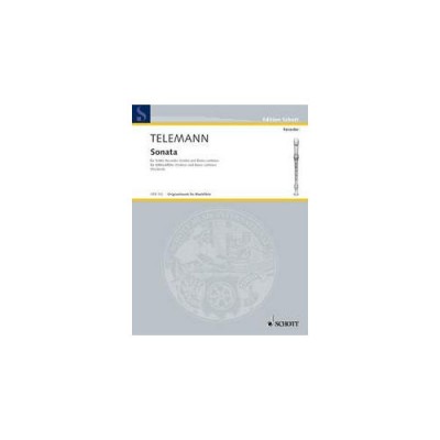 Telemann G.Ph. - Sonata A Minor - Flb Alto, Violon Et Bc
