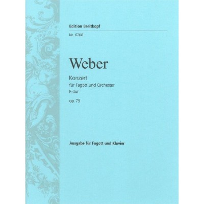 Weber - Bassoon Concerto In F Major Op. 75 - Bassoon et Piano