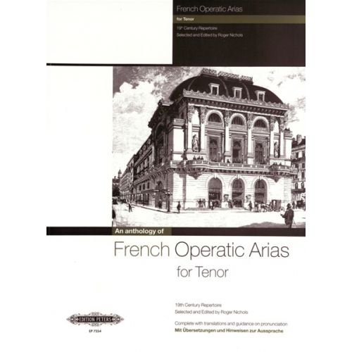 French Operatic Arias For Ténor - 19TH Century Repertoire - Voice And Piano (par 10 Minimum)