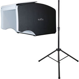 Mobile Vocal Booth 2 Set Black Noir
