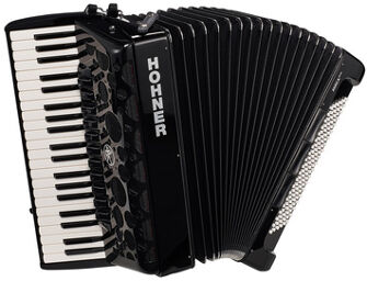 Hohner Amica Forte IV 120 BK silent Noir