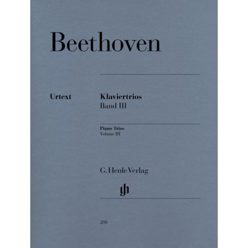 Beethoven L.V. - Piano Trios, Volume Iii