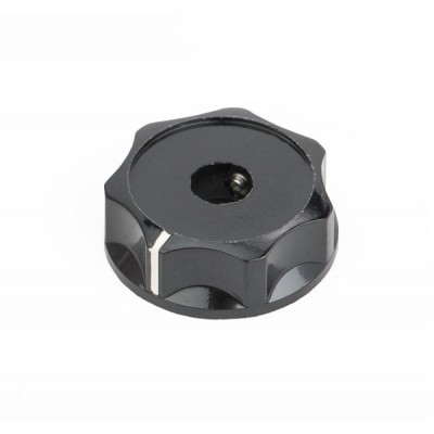 Deluxe Jazz Bass Lower Concentric Knob, Black