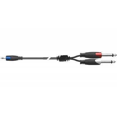 SX303K Cable Strix Minijack Stereo 2 X Jack Mono 3 M - Stock B