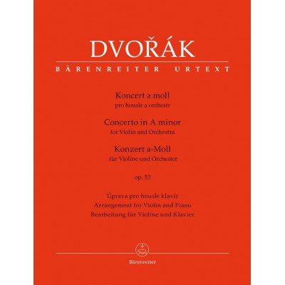 Dvorak - Violin Concerto Op.53 - Violon & Piano