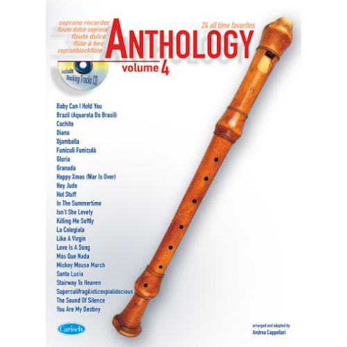 Cappellari Andrea - Anthology Vol.4 + CD - Flute A Bec Soprano