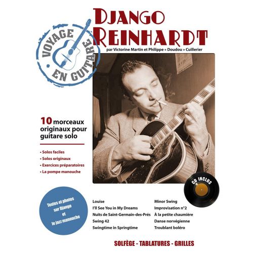 Reinhardt Django - Voyage En Guitare + CD - Guitar Tab