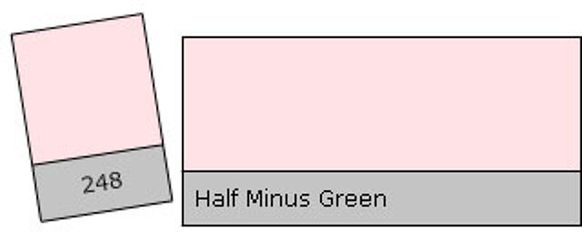 Filter Roll 248 H. Minus Green Half Minus Green