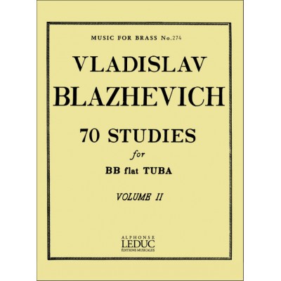 70 Studies for Bb Flat Tuba BC Vol. 2