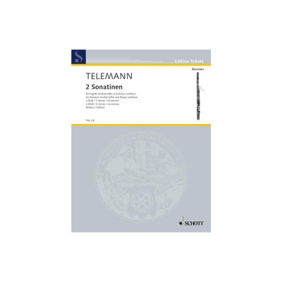 Telemann G.P. - 2 Sonatinen - Basson & Piano