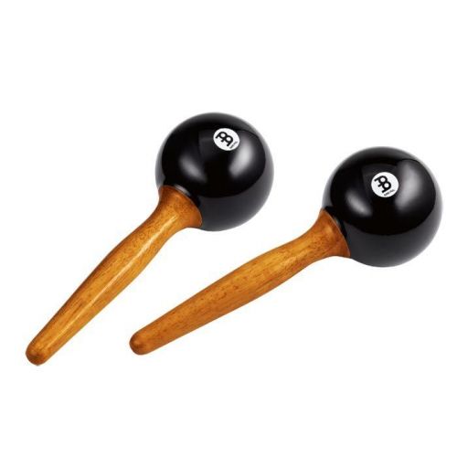Maracas Ronds Plastique Noir