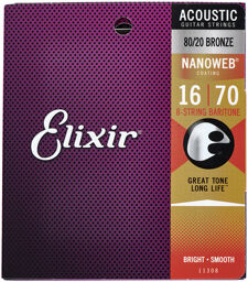 Nanoweb Baritone 8 String