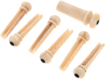 Parts Bridgepin Set Bone Eb E Naturel