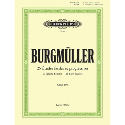 Burgmuller - 25 Etudes Faciles Op.100 - Piano