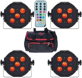 SePar Quad LED RGBW IR Bundle