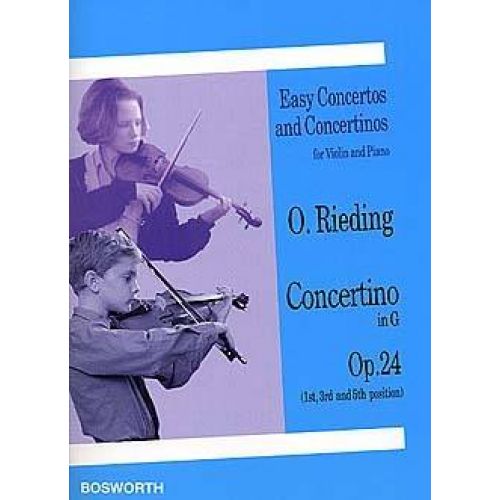 Rieding Oscar - Concertino Op.24 En Sol Majeur - Violon & Piano