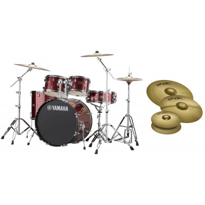 Rydeen 22 Burgundy Glitter + HW680W + Paiste 101