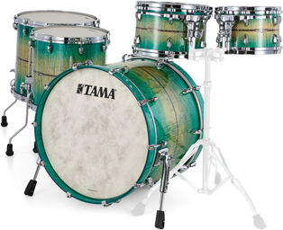 STAR Drum Maple Set RECB Emerald Sea Curly Maple Burst