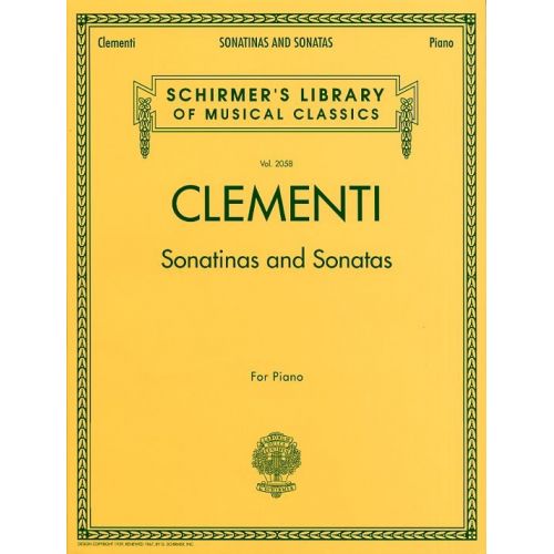 CLEMENTI SONATINAS AND SONATAS - PIANO COLLECTION - 2058 - PIANO SOLO