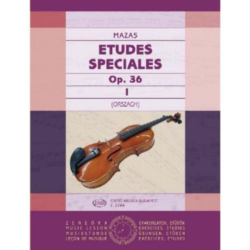 MAZAS - ETUDES SPECIALES V1 OP.36 - VIOLON