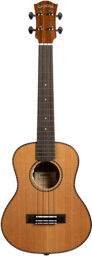 Cedar Tenor Uku Solid Top EQ Naturel mat à pores ouverts