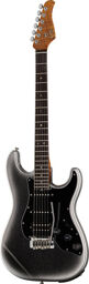 GTRS Guitars int. Prof. 800 DS Dark Silver haute brillance avec manche de finition mate