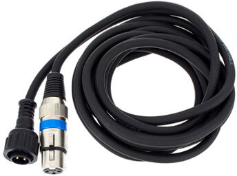 IP65 Adapter Cable DMX Out 3m Noir